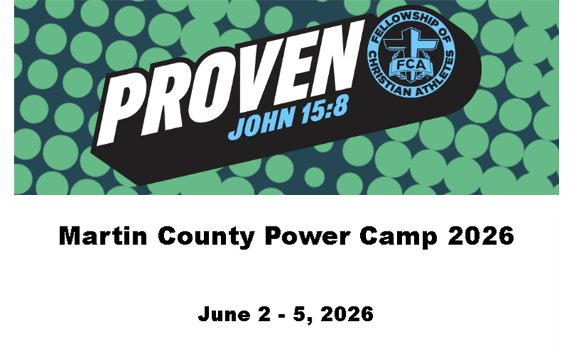 Martin County Power Camp Registration is NOW OPEN!